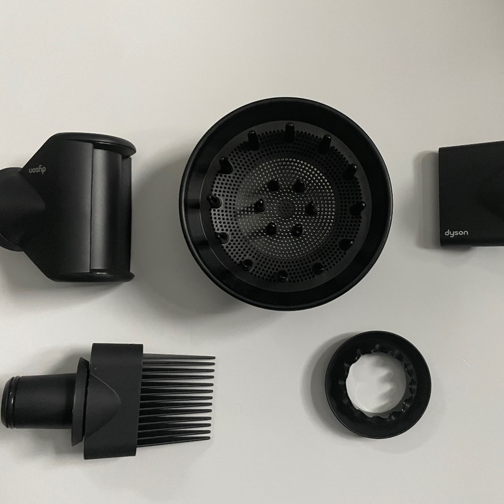 Dyson Supersonic Hair Dryer Accessories Attachments Only (Set of 5) gently used
